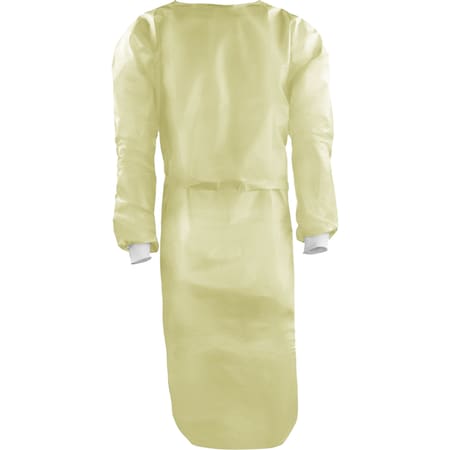 Blue Isolation Gown With Knit Wrists Yellow2XLarge